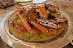 Soneva Jani Crab Shack Blue Crab in Garlic Butter Sauce