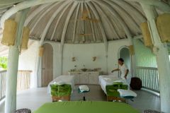 Soneva Jani Reserve Spa room overlooking the oceanthe ocean