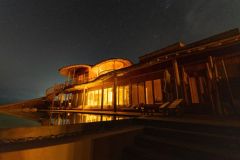 Soneva Jani Reserve Night View of Villa